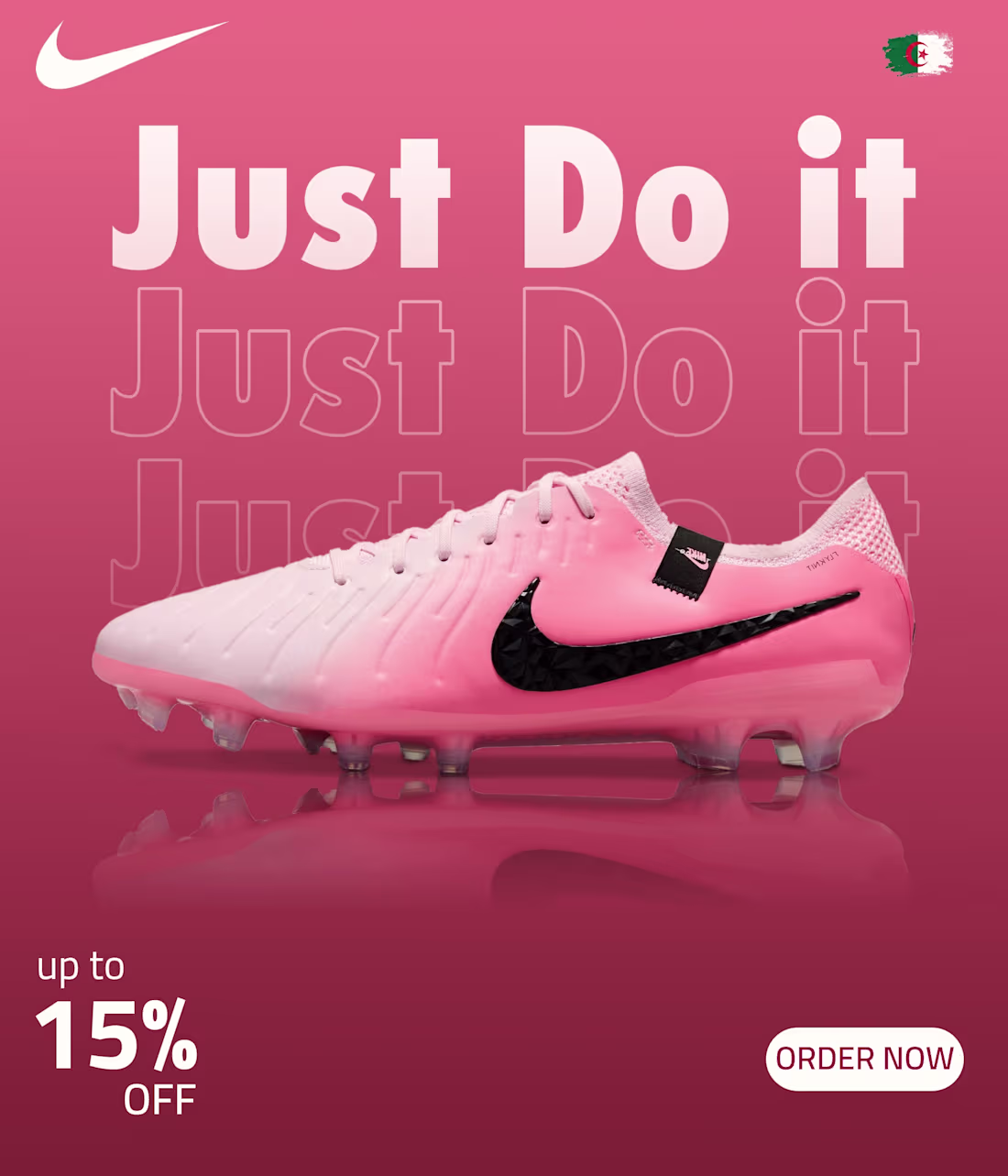 Cover image for Design a poster for the branch of the American company - NIKE - 