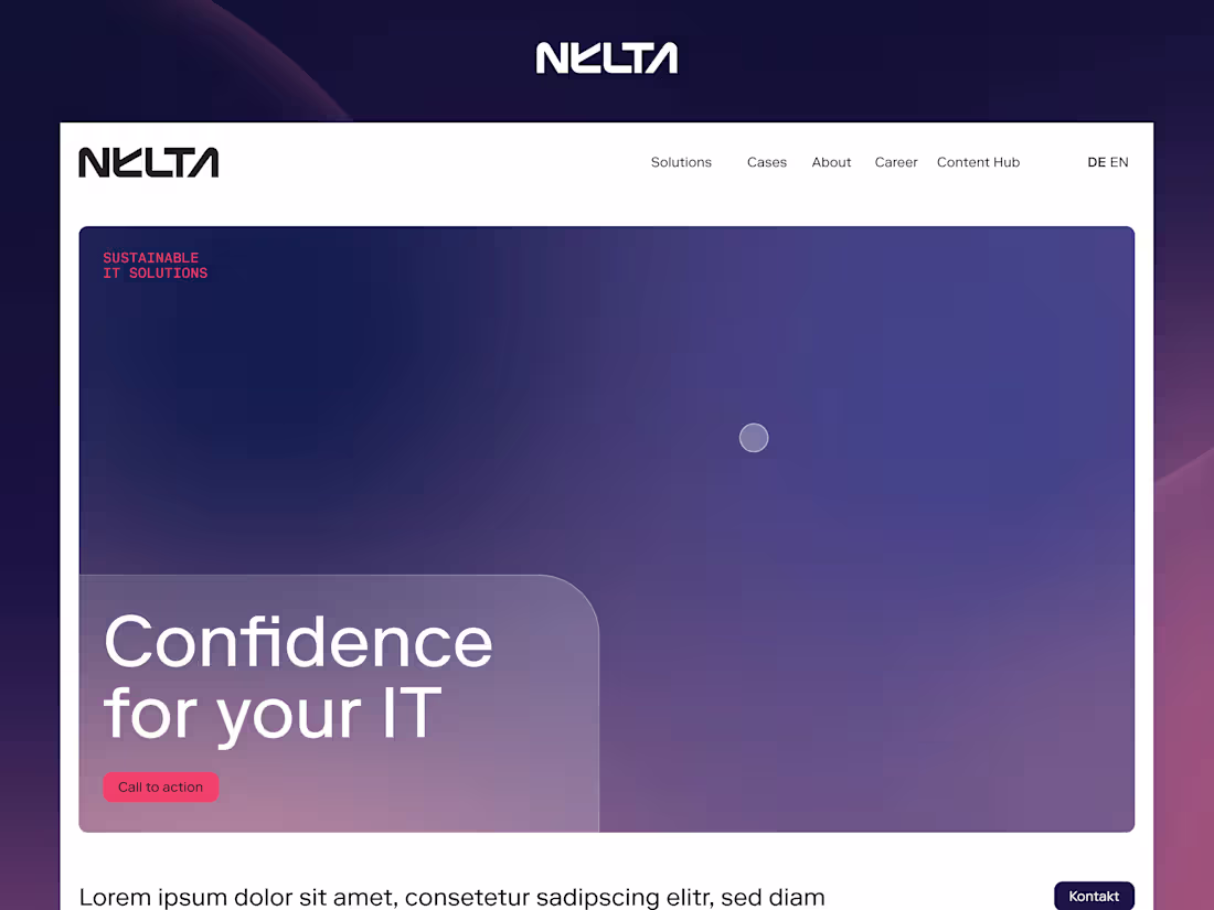 Cover image for Nelta | Figma to Framer Development