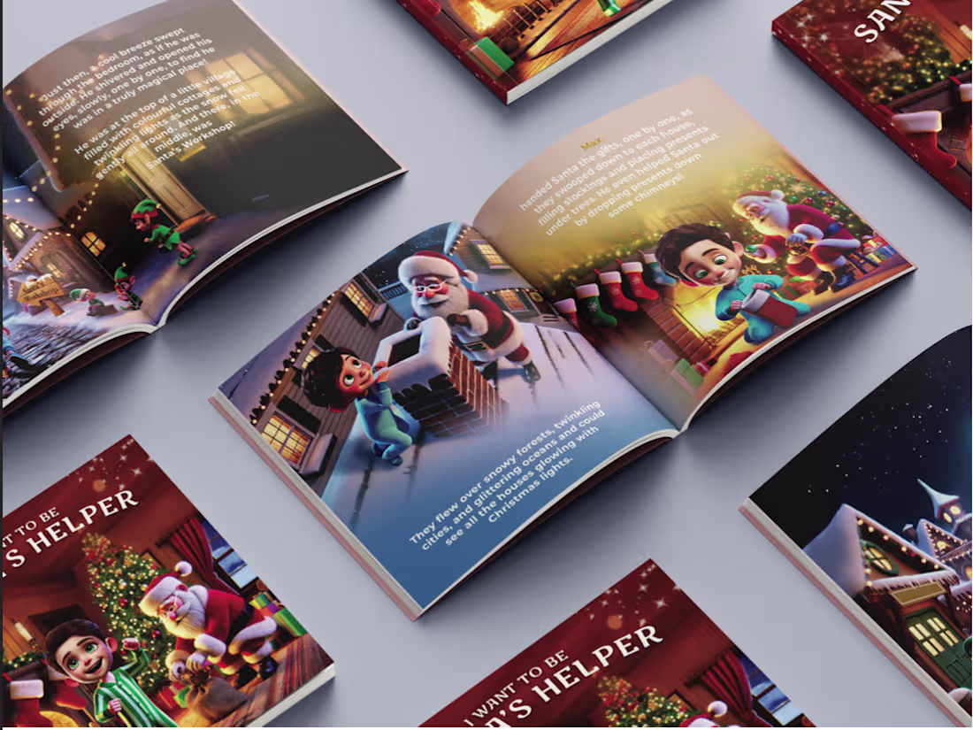 Cover image for Christmas Children's Book | Iwant2bea