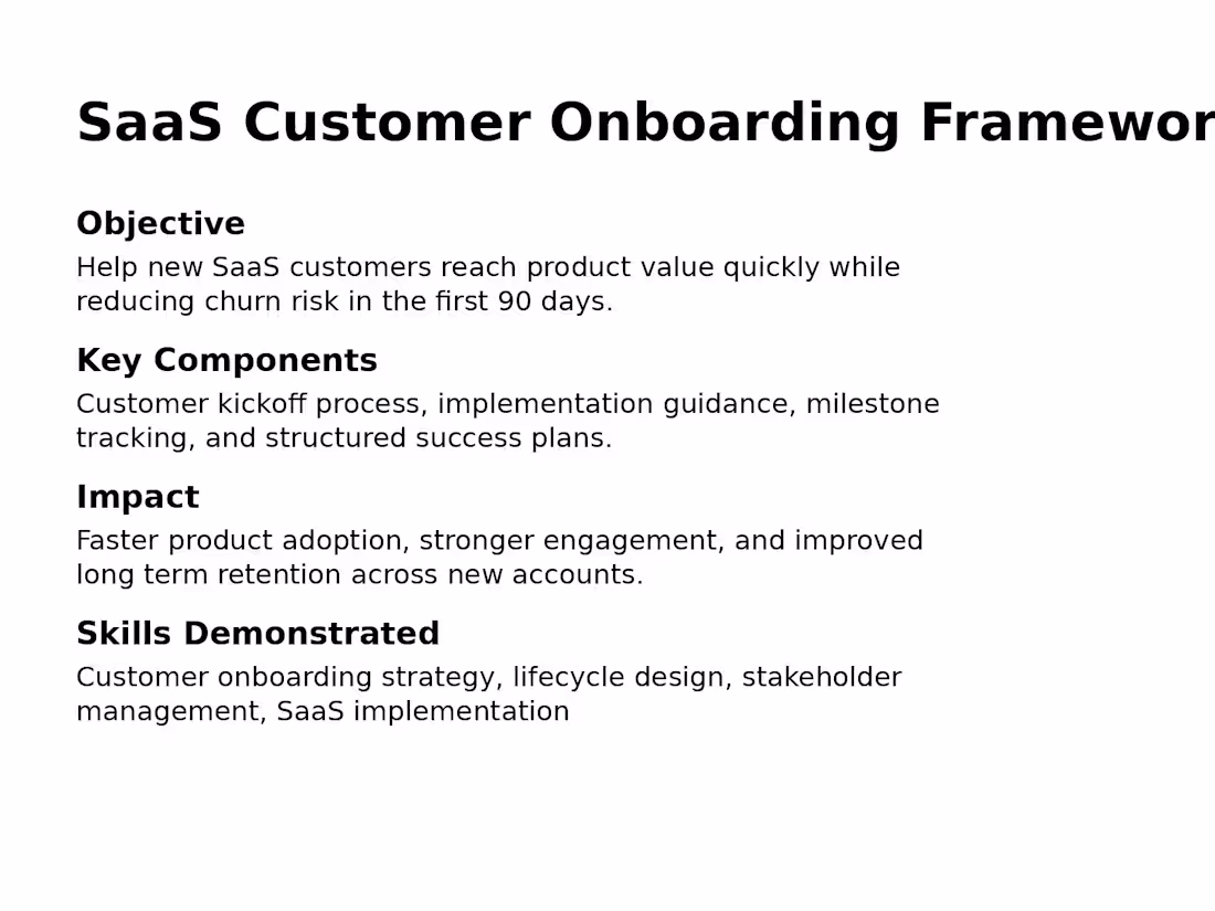 Cover image for Customer Onboarding Framework