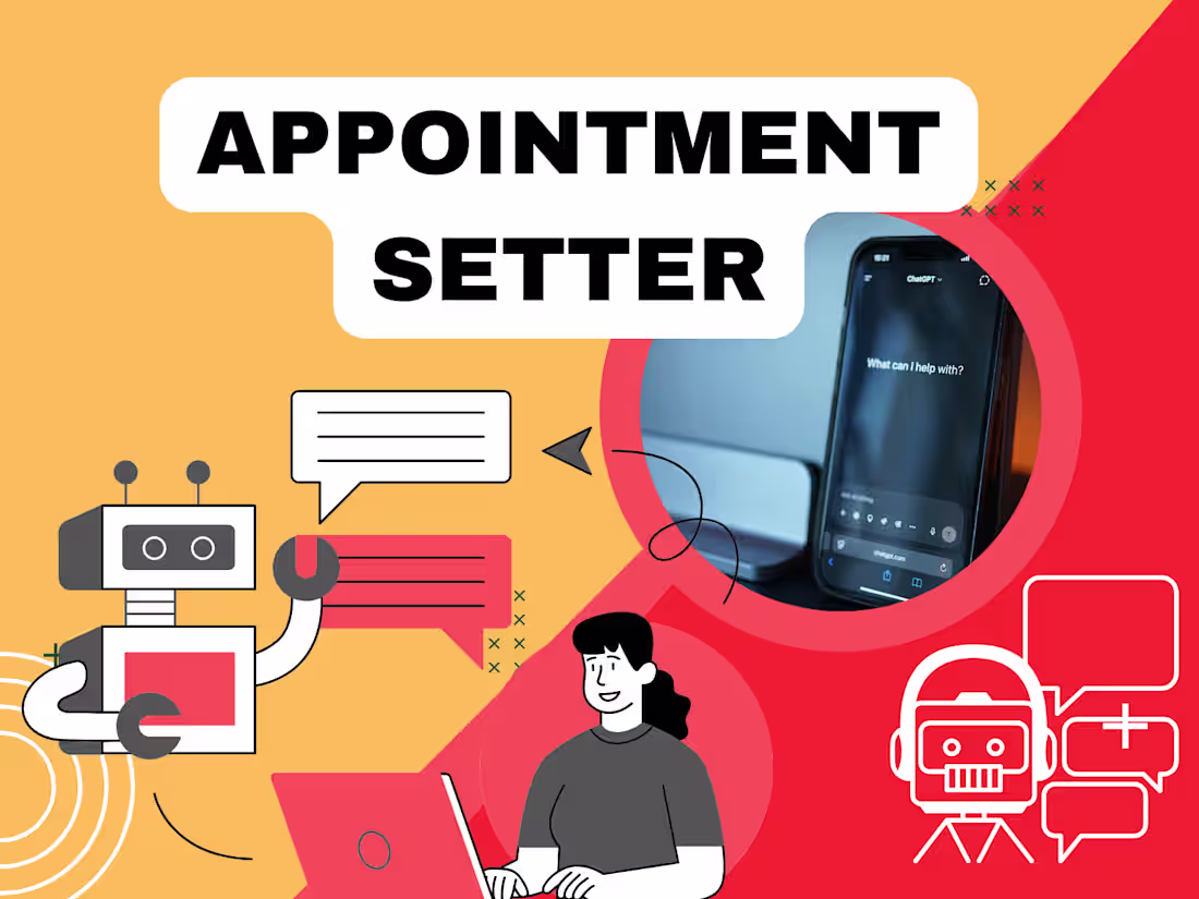 Cover image for This week, I’ve been refining an AI appointment setter flow ...