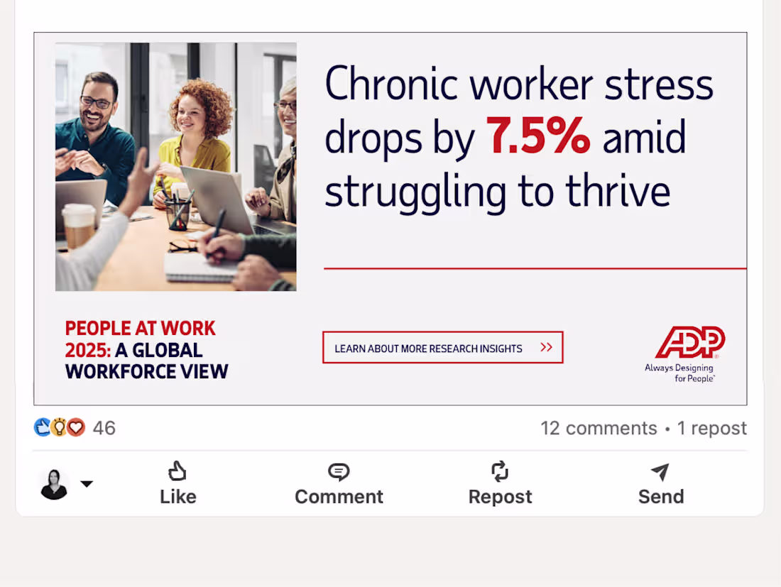 Cover image for LinkedIn graphics for ADP (UK)