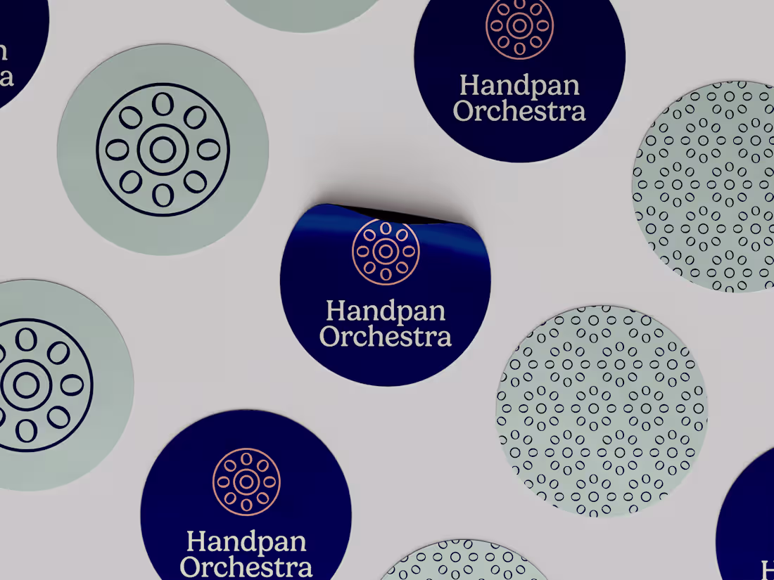 Cover image for Handpan Orchestra | Brand Design; Visual Identity Design