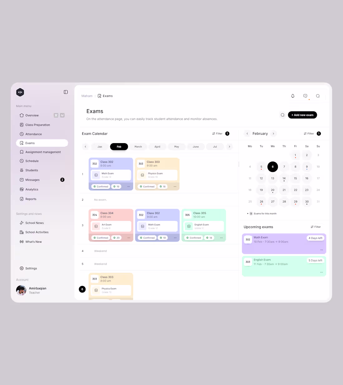 Cover image for School Management Design