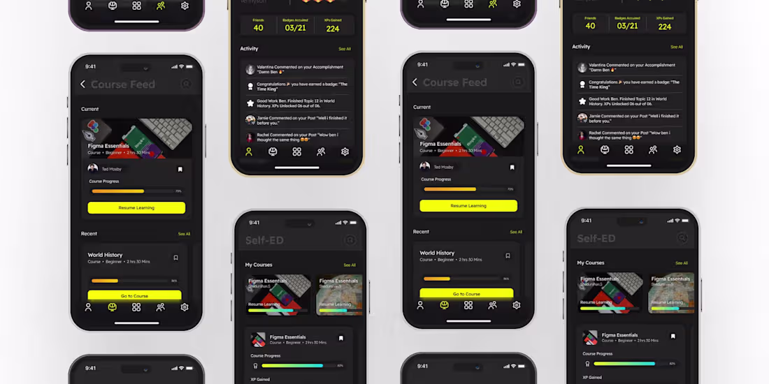 Cover image for SELF-ED Concept App Design