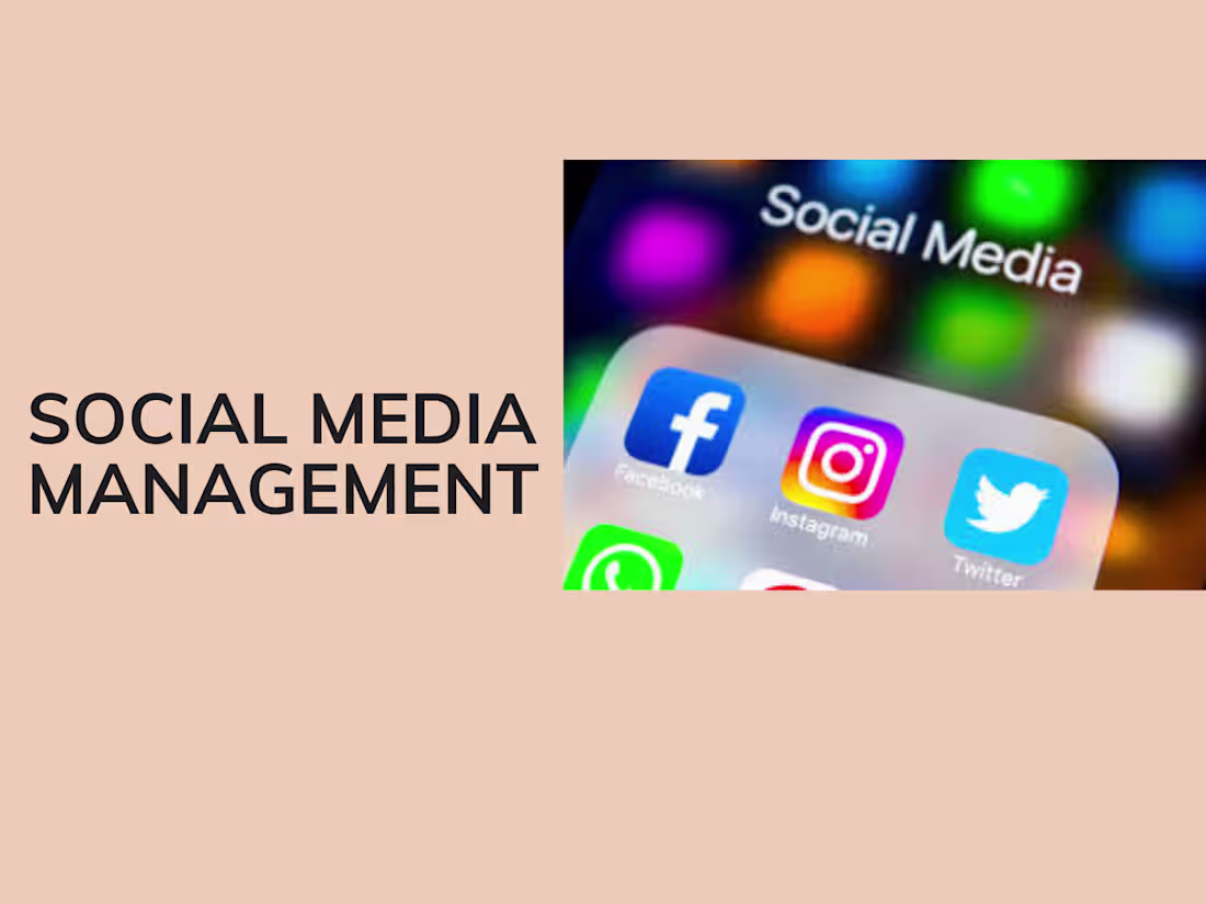 Cover image for Social Media Management for a start-up.