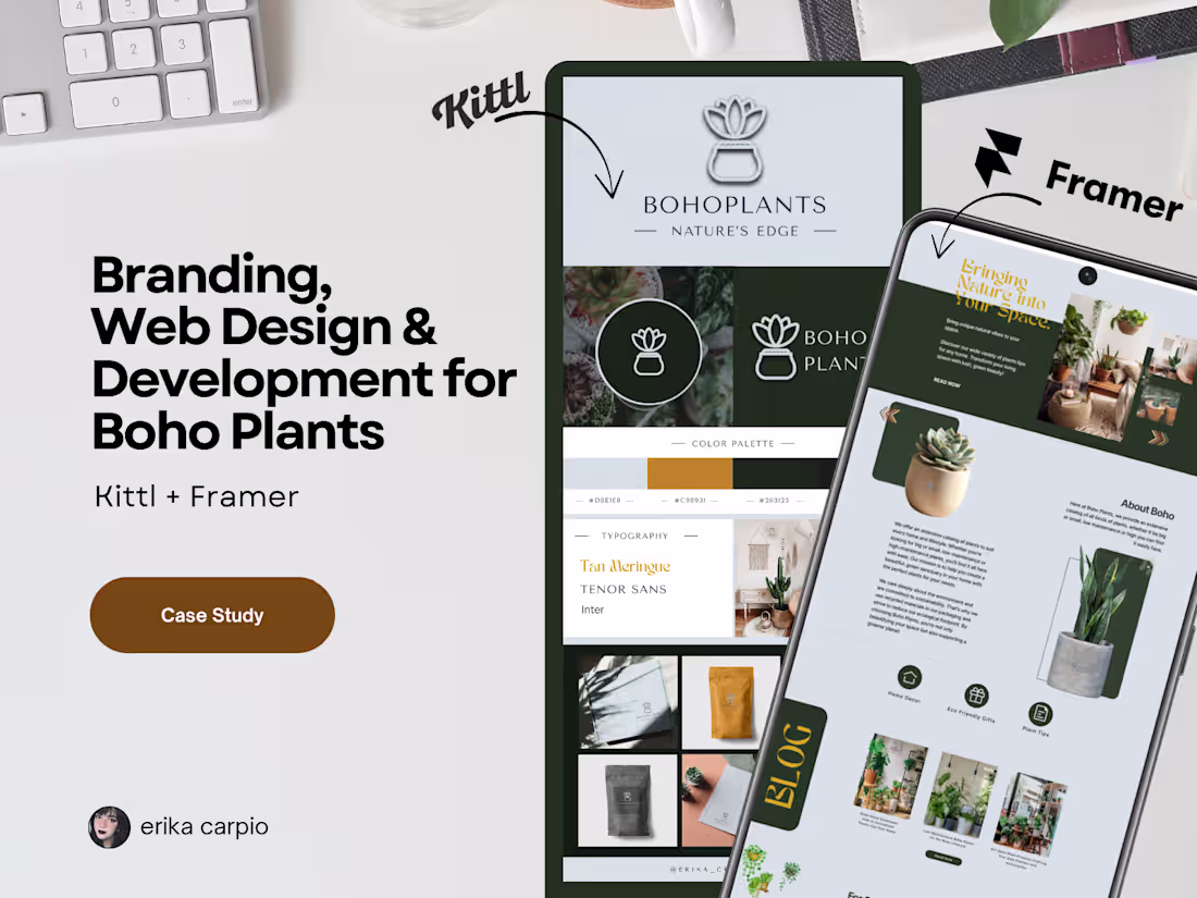 Cover image for From Zero to Launch: Award-Winning Kittl + Framer Case Study