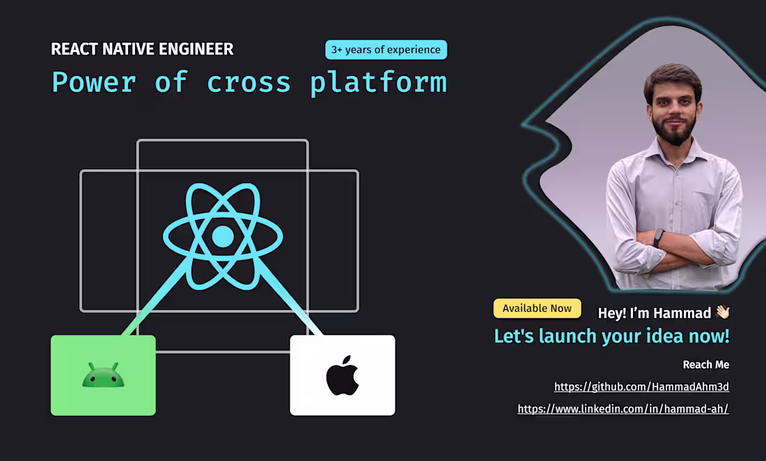 Cover image for React Native Development | iOS & Android Apps