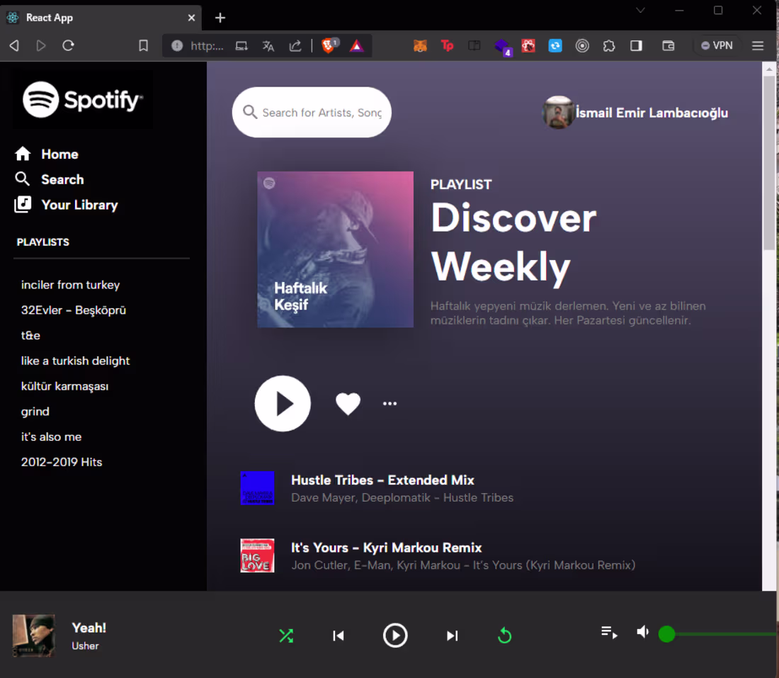 Cover image for Spotify Clone