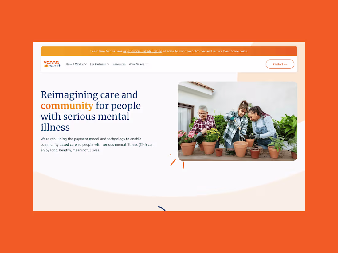 Cover image for Vanna Health Website