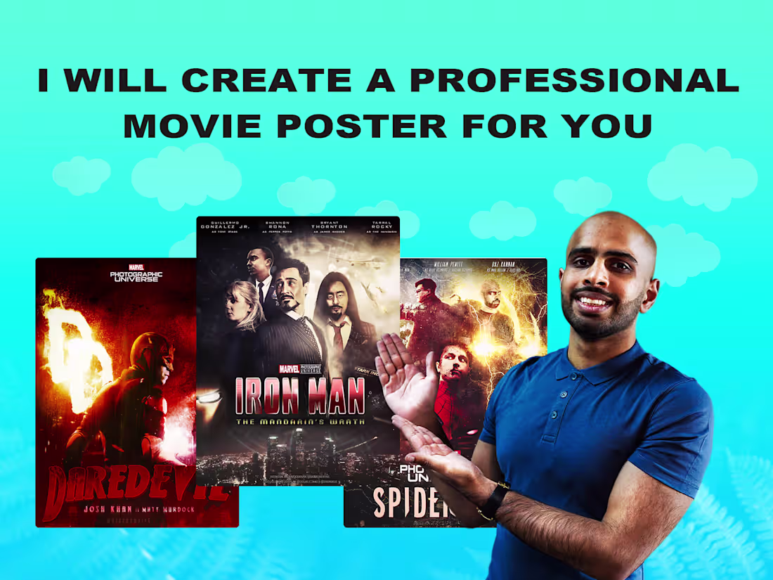 Cover image for I will create a professional movie poster for you