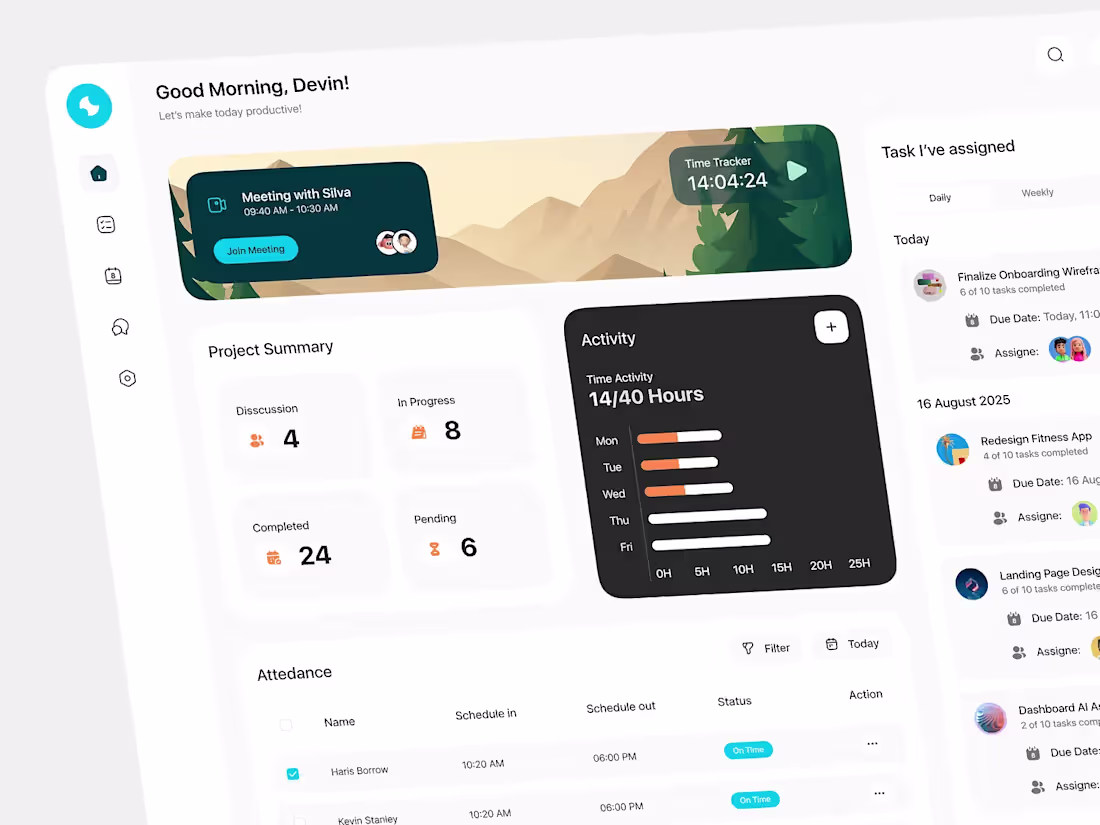 Cover image for WorkNest - Task Management Dashboard