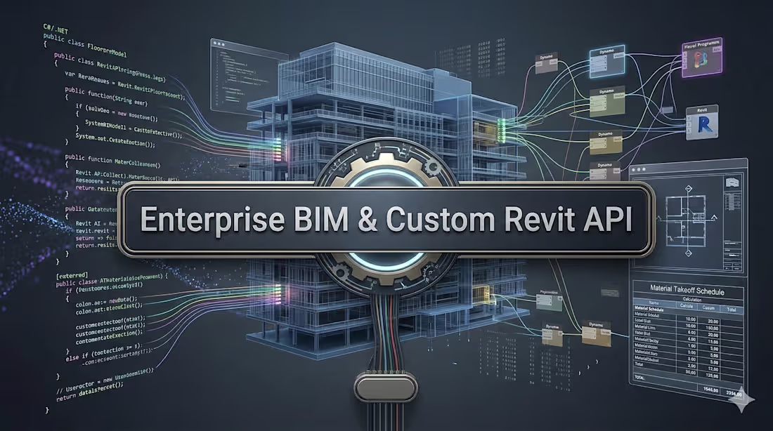 Cover image for Enterprise BIM Architecture & Custom Revit Automation