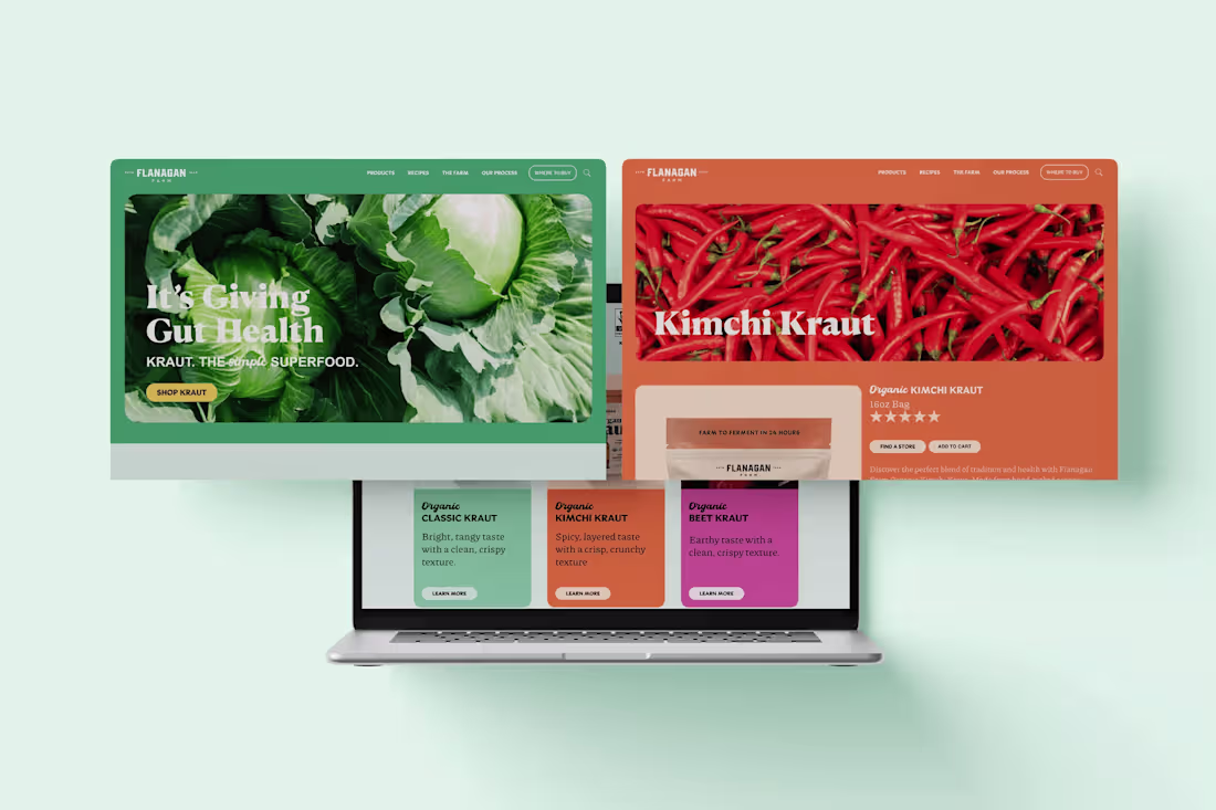 Cover image for Flanagan Farm Kraut Website Development