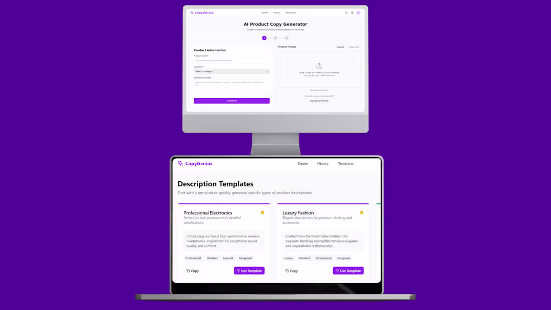 Cover image for CopyGenius - Copy Generating Tool