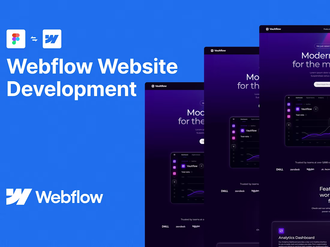 Cover image for I will Develop Webflow Website For Your Bussiness