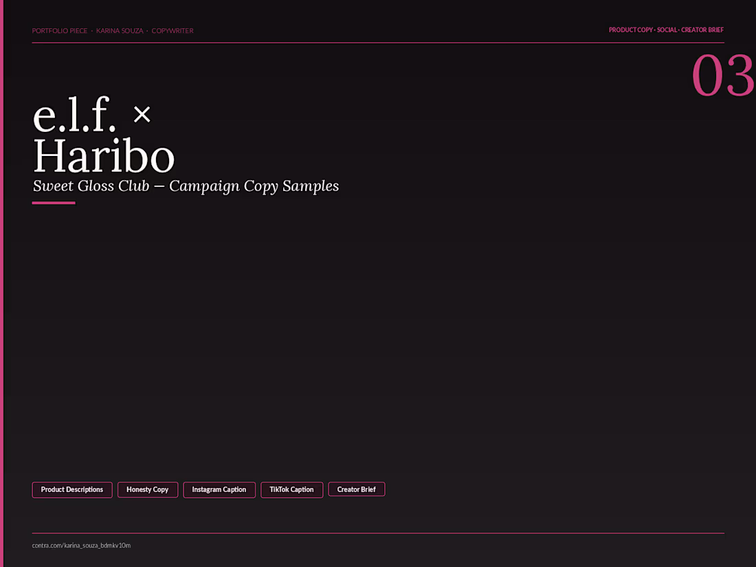Cover image for e.l.f. × Haribo -Campaign Copy