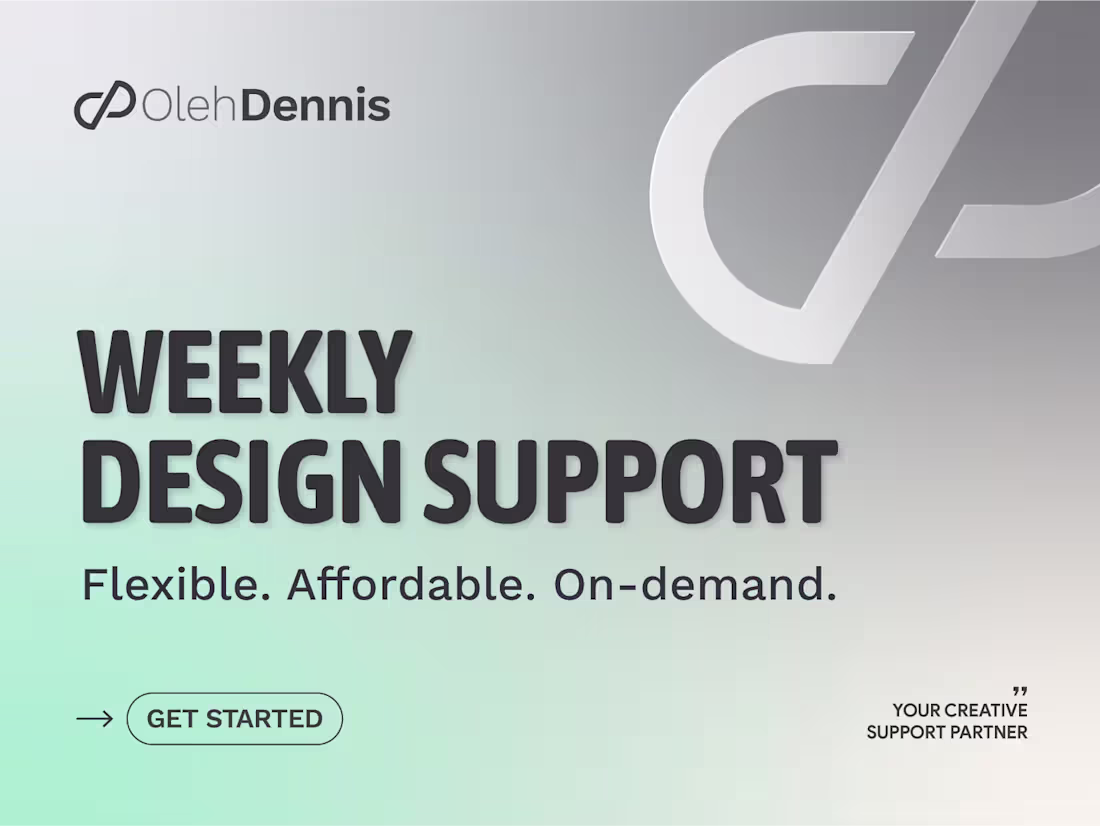 Cover image for Weekly Design Retainer (Creative Support Partner)