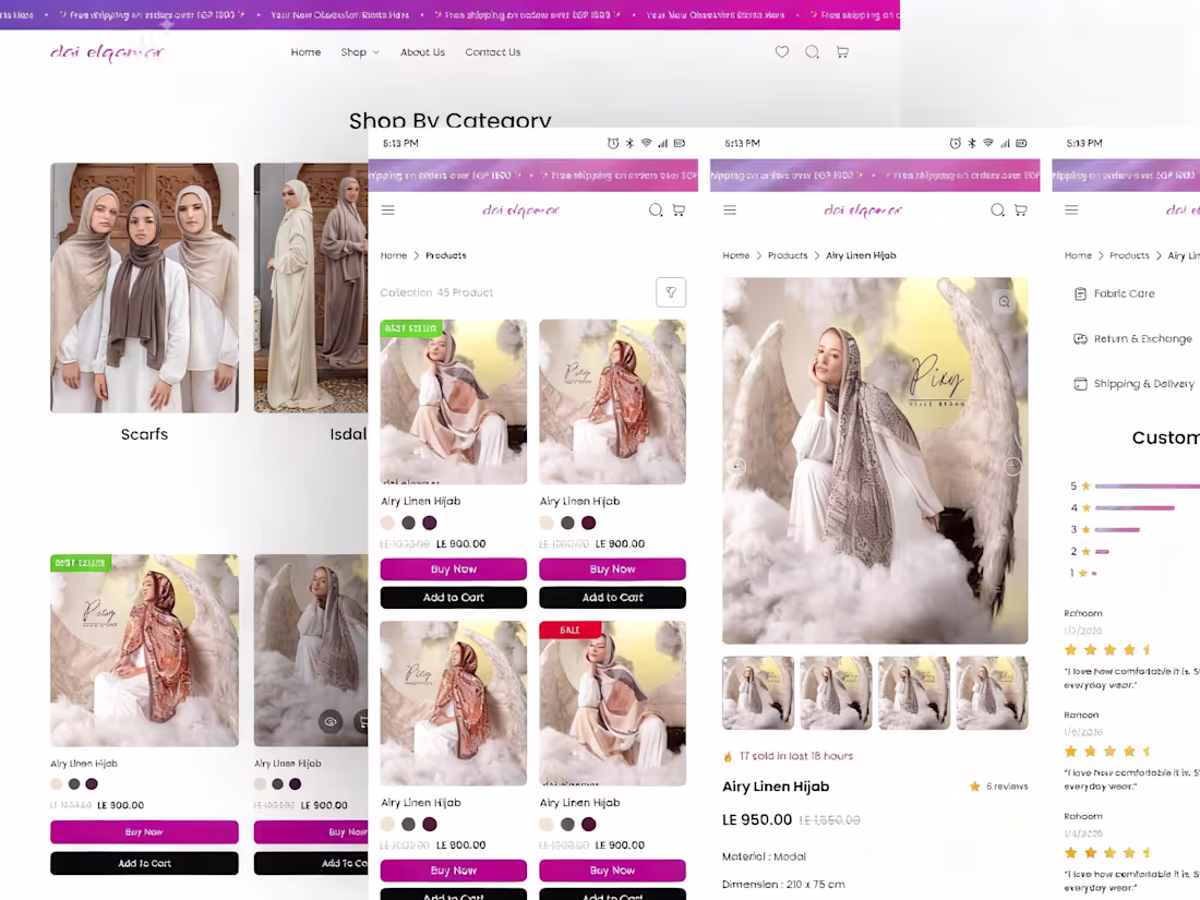 Cover image for Dev-shopify E-commerce Website Design