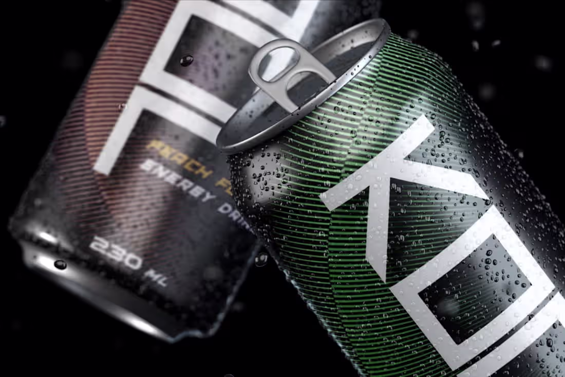 Cover image for ''KOOL'' Energy Drink Design :: Behance