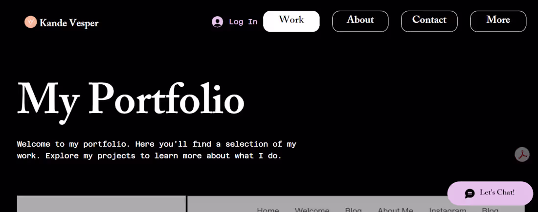 Cover image for First Web Design via Wix: Website Portfolio Still a few hicc...