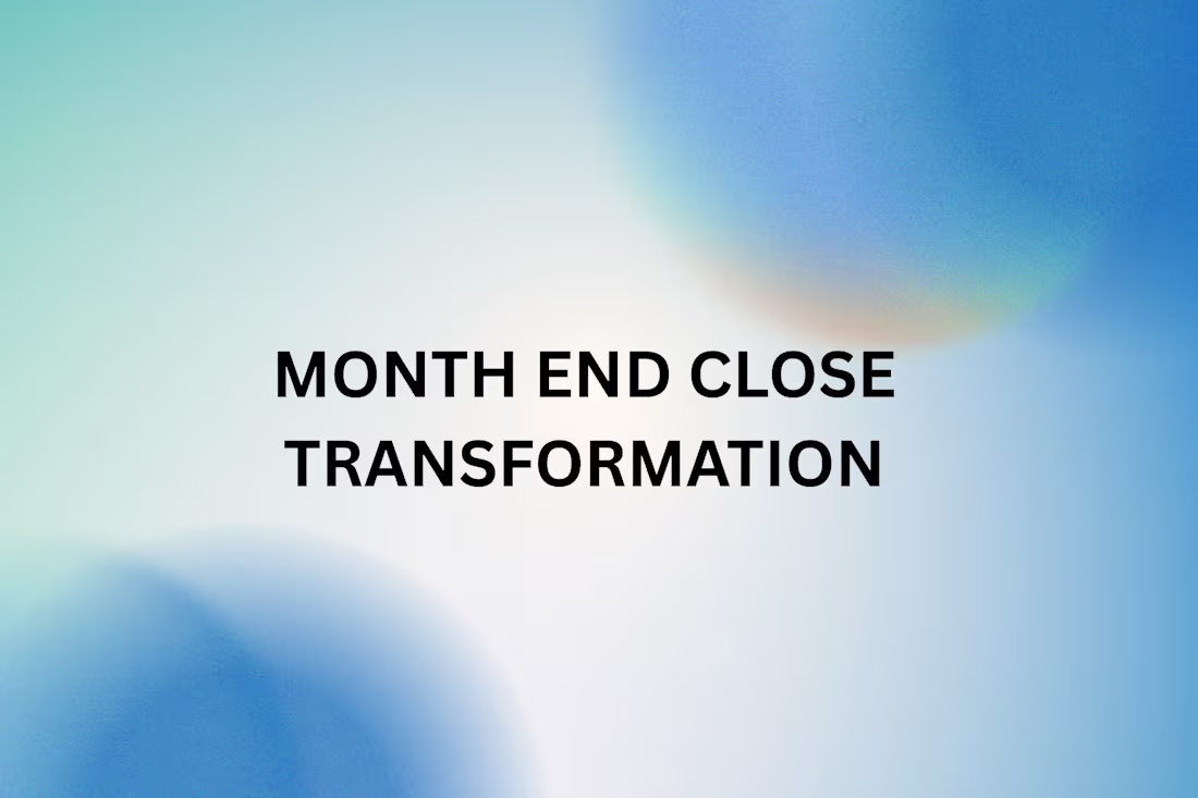 Cover image for Transforming the Month-End Close Process