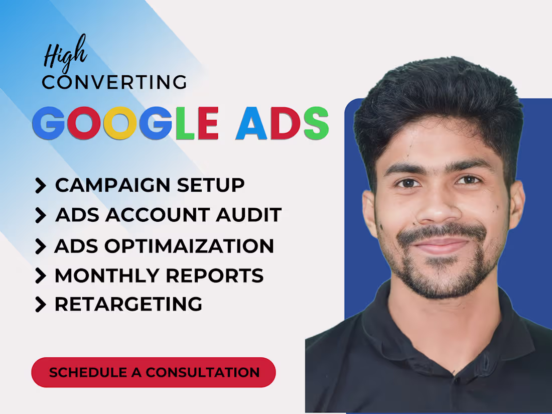 Cover image for Google Ads PPC Setup Audit and Optimization 