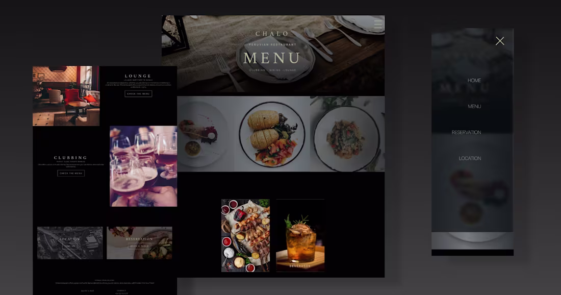 Cover image for Chalo Restaurant - Framer responsive website template