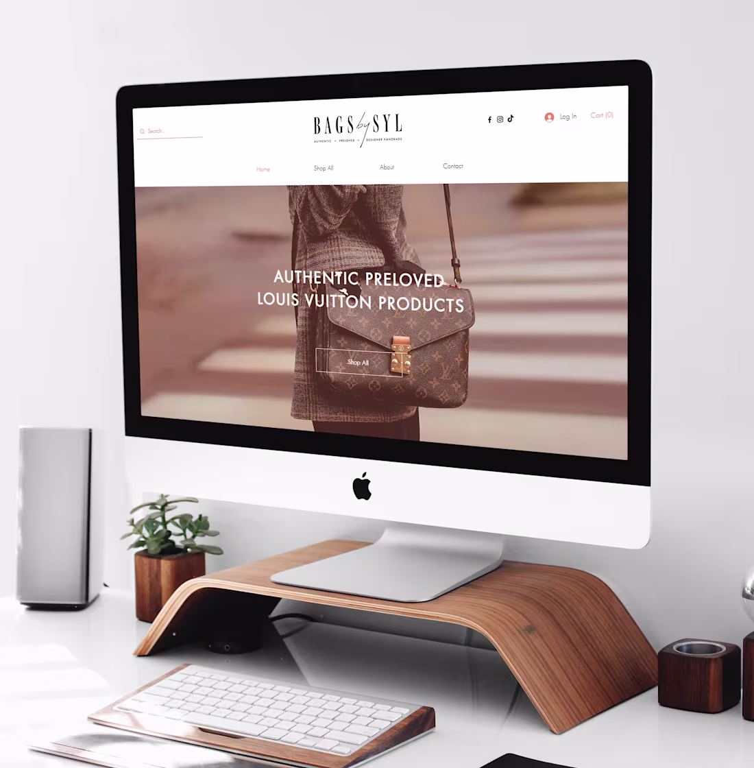 Cover image for Bags By Syl Website & Logo