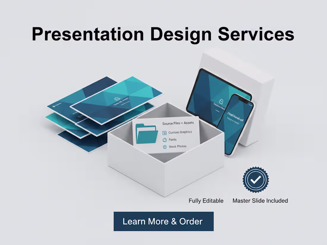 Cover image for Pitch Deck & Presentation Design That Wins Audiences