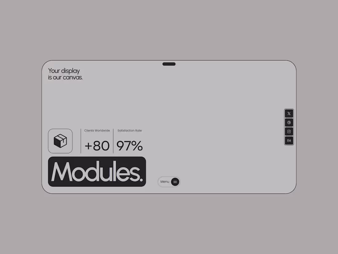 Cover image for Modules: A Creative Agency Landing