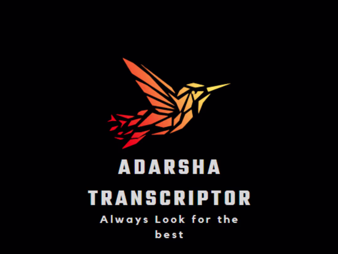 Cover image for English Transcription by Adarsha Pangeni