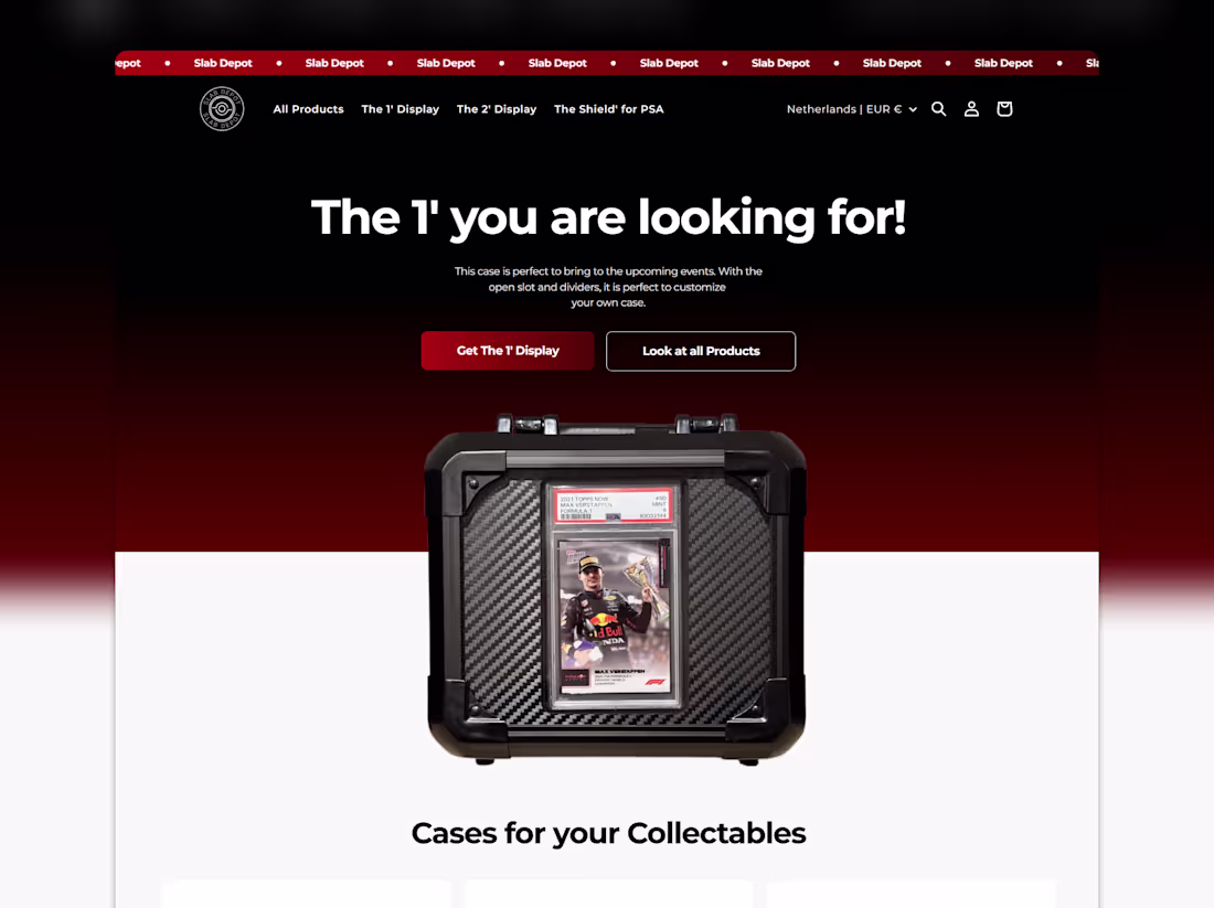 Cover image for 📦 Slab Depot Shopify Website Design