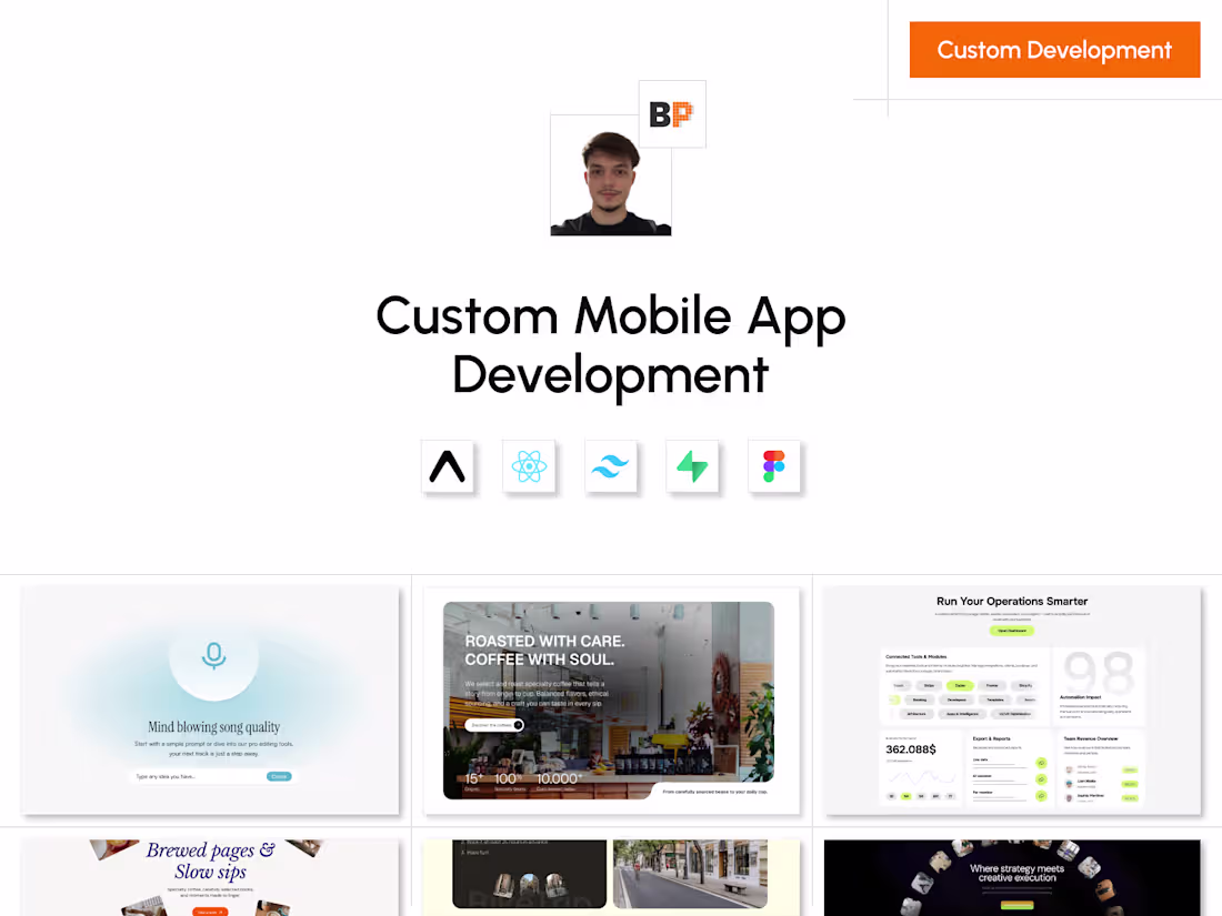 Cover image for Custom Mobile App Development