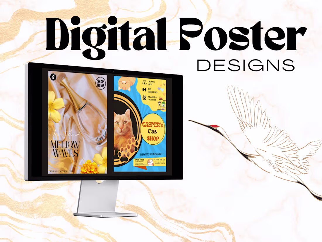 Cover image for Custom Digital Poster Design – Bold, Creative & Brand-Focused