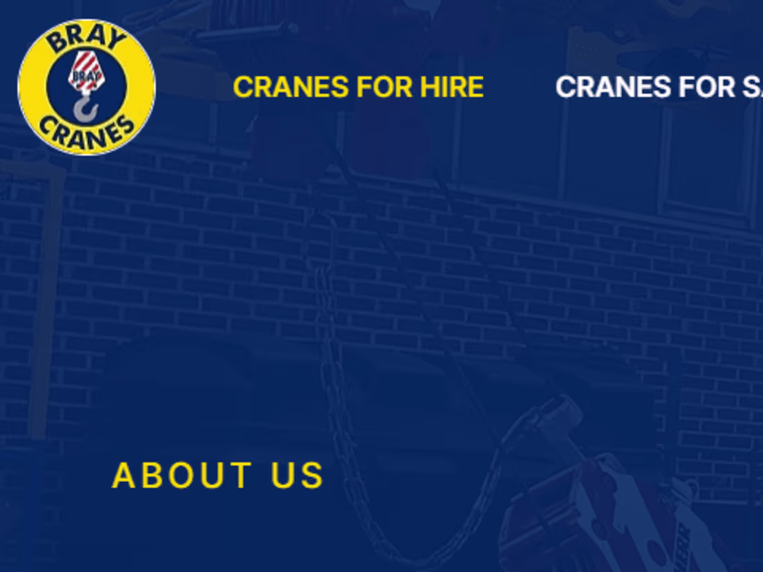 Cover image for Bray Cranes Limited | Trusted Crane Provider | Portobello Indus…