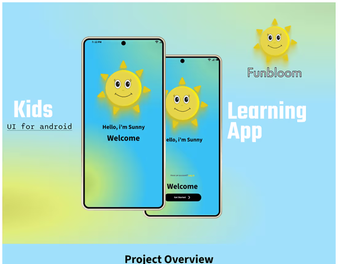 Cover image for FunBloom App || Kids Learning app case study :: Behance