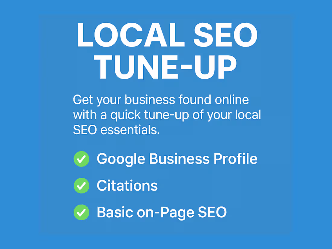 Cover image for Local SEO Tune-Up – Get Found by Local Customers