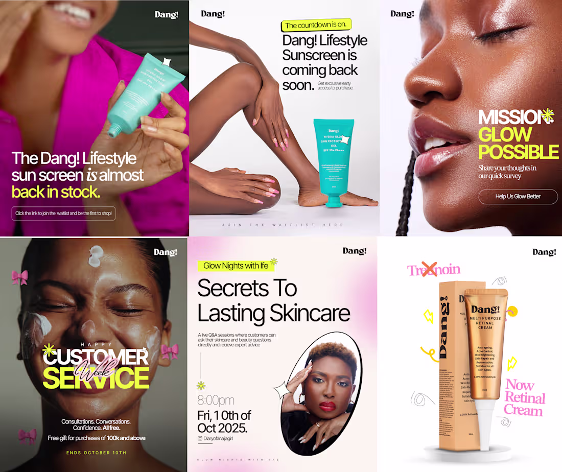 Cover image for Dang is a skincare company