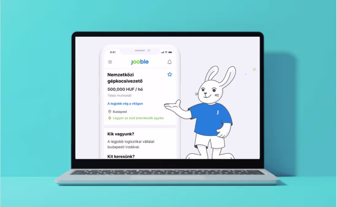 Cover image for Video development for Jooble mobile application promotion