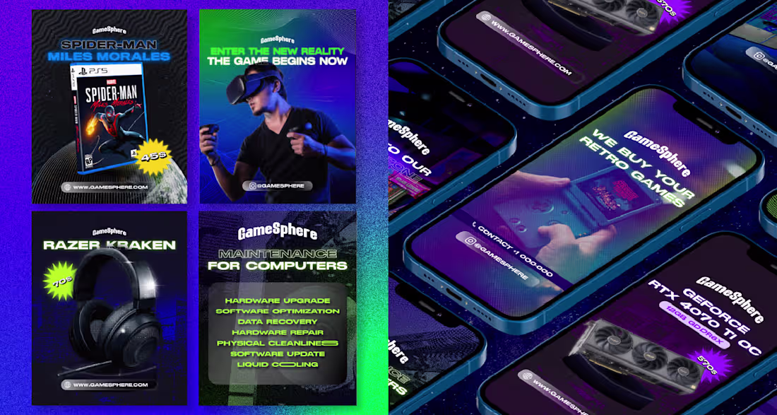 Cover image for Brand and flyer design for