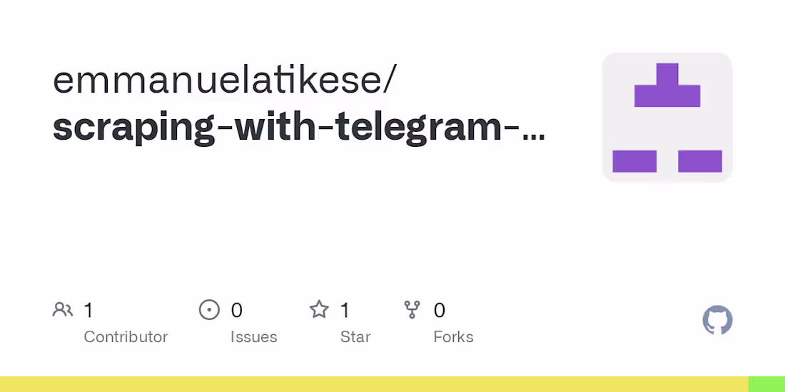 Cover image for emmanuelatikese/scraping-with-telegram-bot