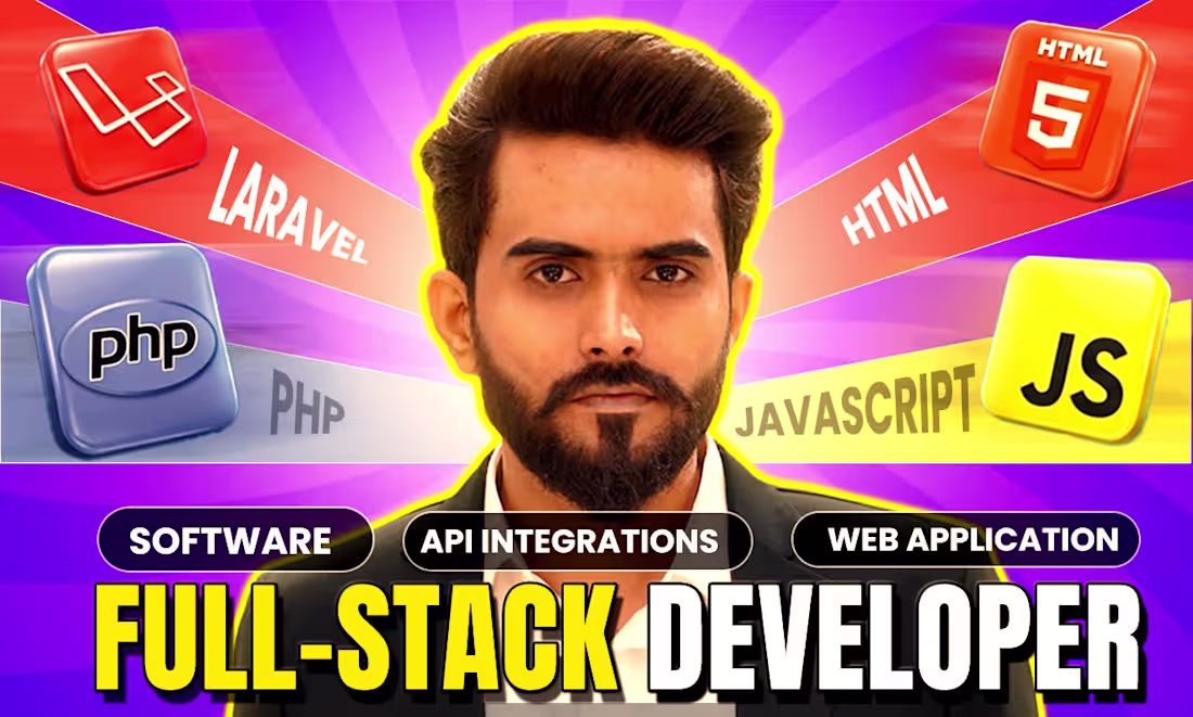 Cover image for PHP Laravel Full Stack Developer