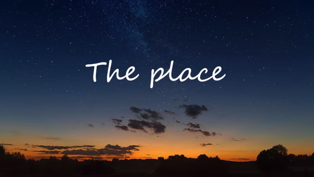 Cover image for Is it about "The place"?