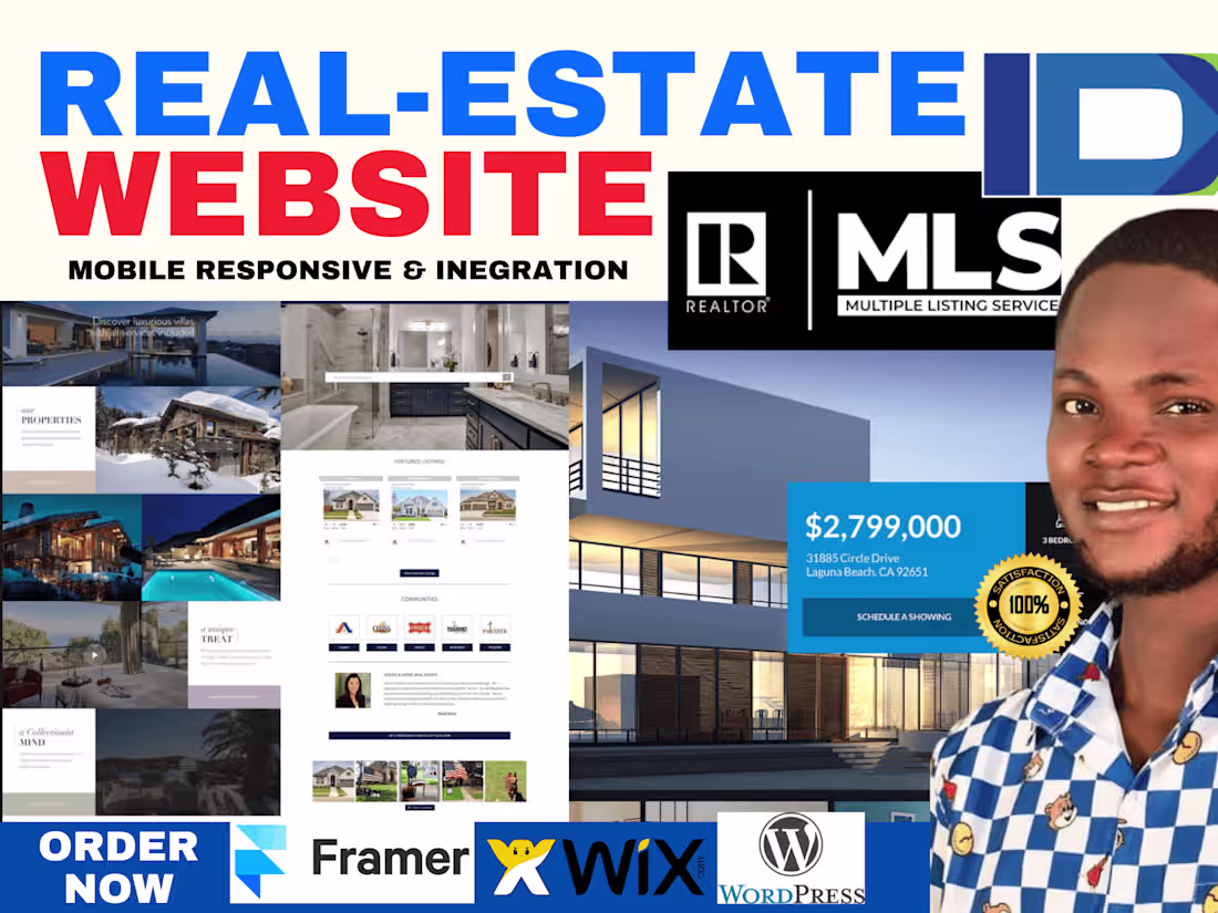 Cover image for Create Business Website, Real Estate Website, Booking Website