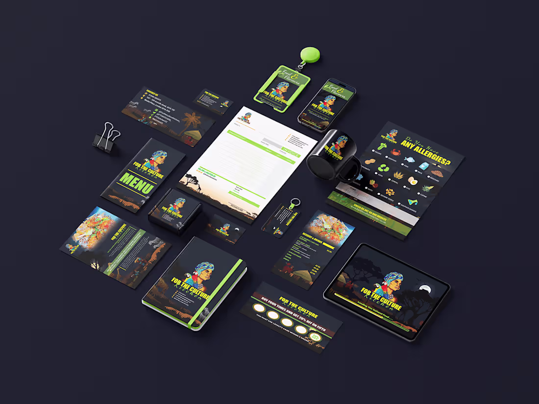 Cover image for African Cultural Kitchen Restaurent Branding