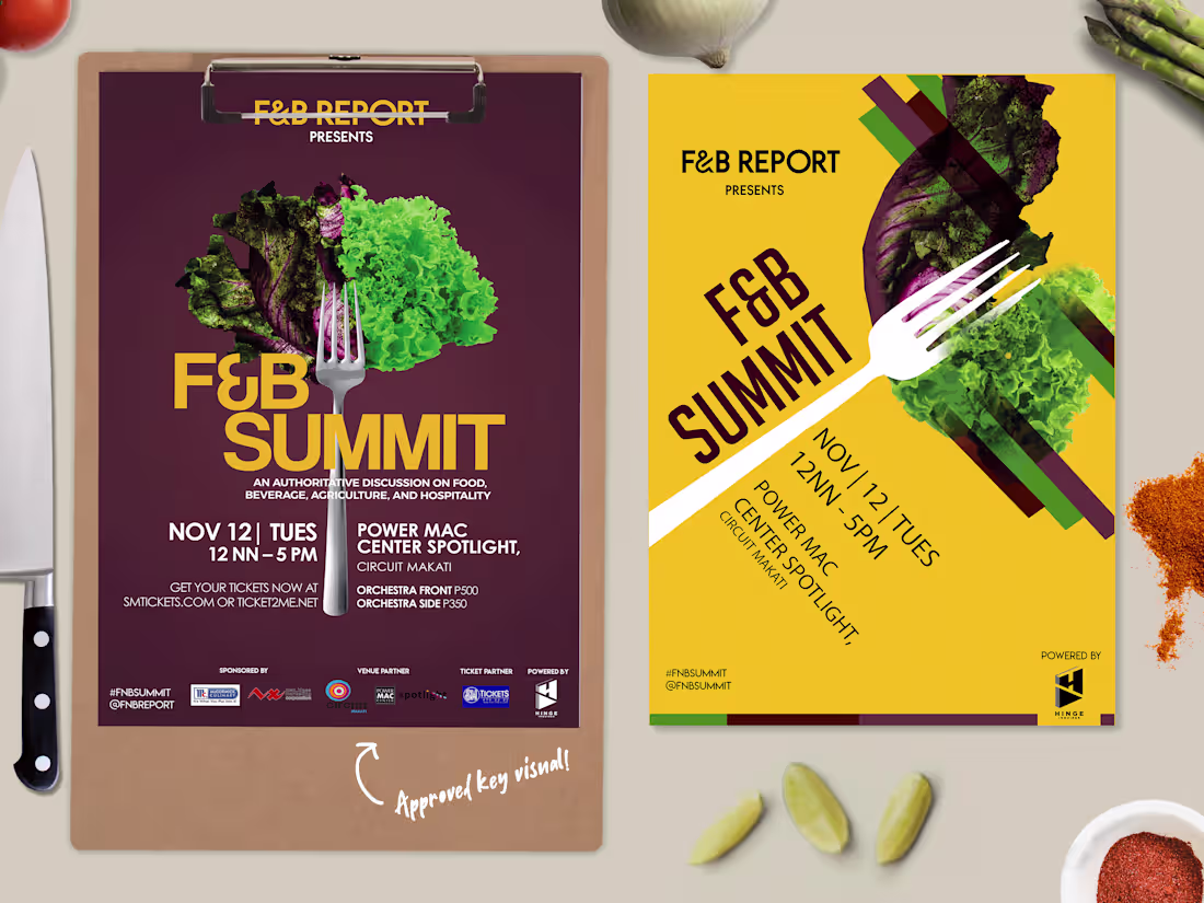 Cover image for Food and Beverage Event Collaterals