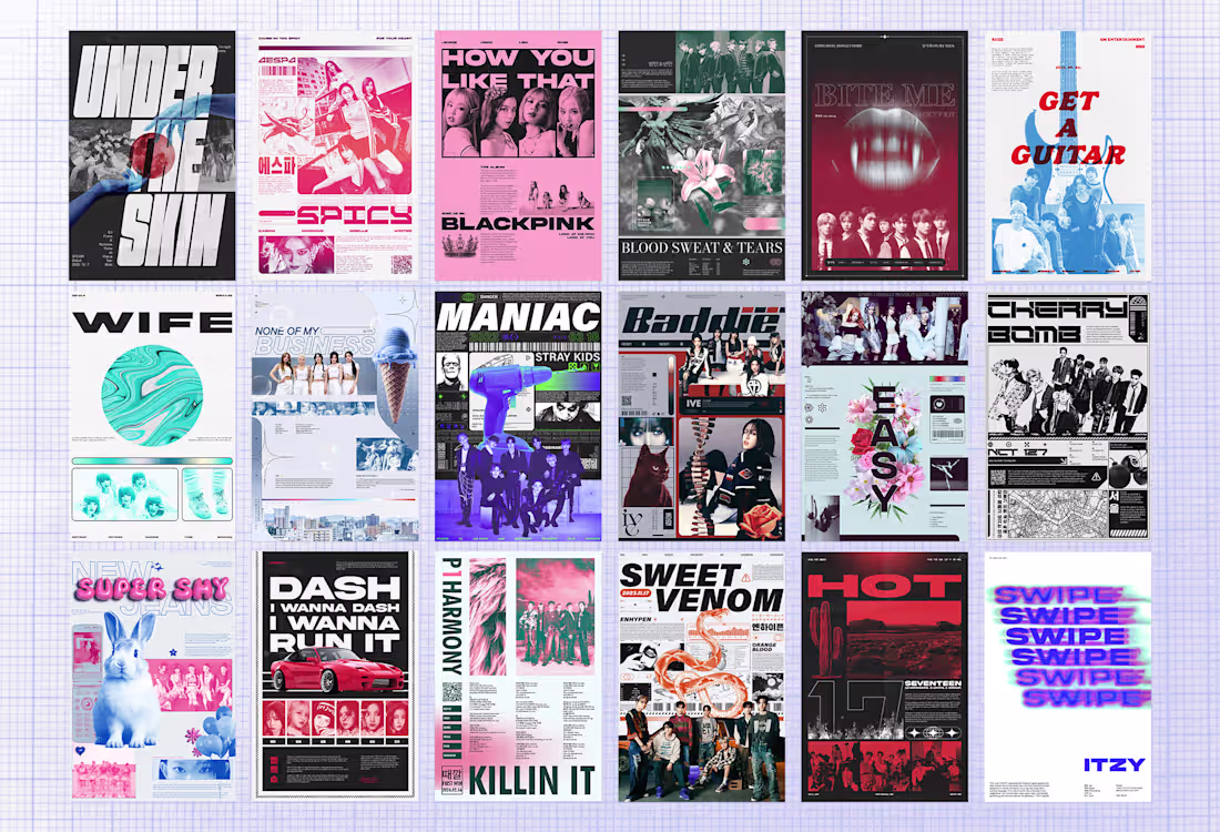 Cover image for Kpop Song Poster Collection