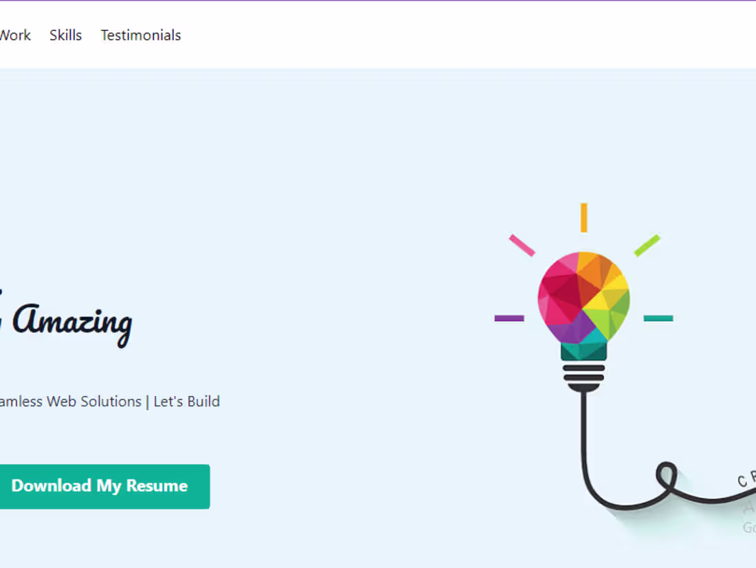 Cover image for Portfolio Website