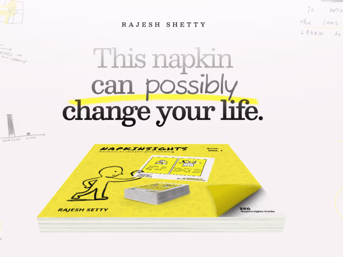 Cover image for Napkinsights | 3D Book MockUp